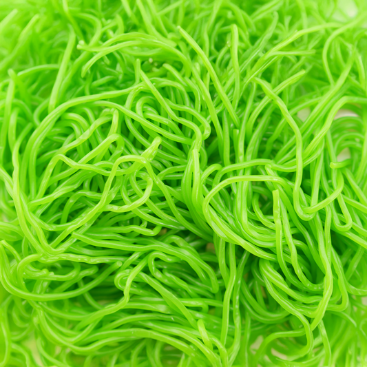 Green Apple Laces - long strips of apple flavoured liquorice