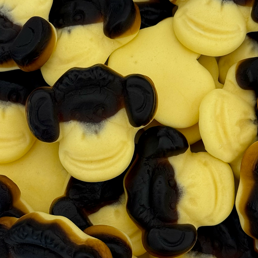 Banana Monkeys Soft Liquorice - banana/sweet liquorice soft foam sweets