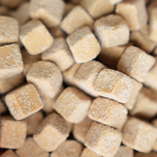 Zoute Griotten - Sugar Coated, Soft, Mild Salmiac Liquorice Cubes