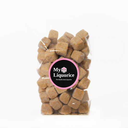 Zoute Griotten - Sugar Coated, Soft, Mild Salmiac Liquorice Cubes