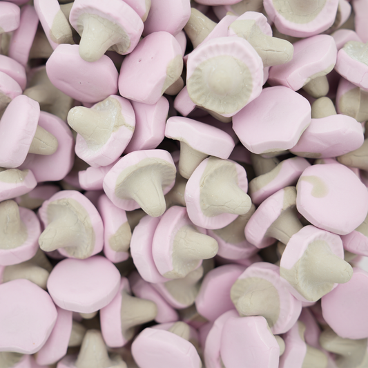 NEW Violet & Liquorice Foam Mushrooms
