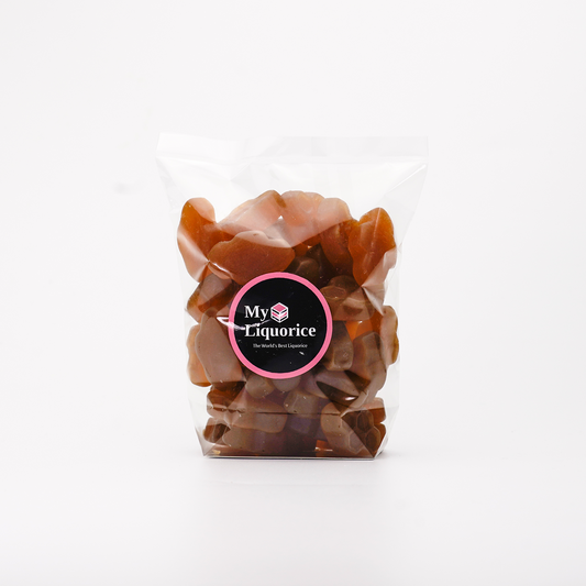 bag of Honingdrop honey liquorice sweets