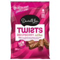 Darrell Lea: Raspberry Milk Chocolate Liquorice Twists (Soft Eating)