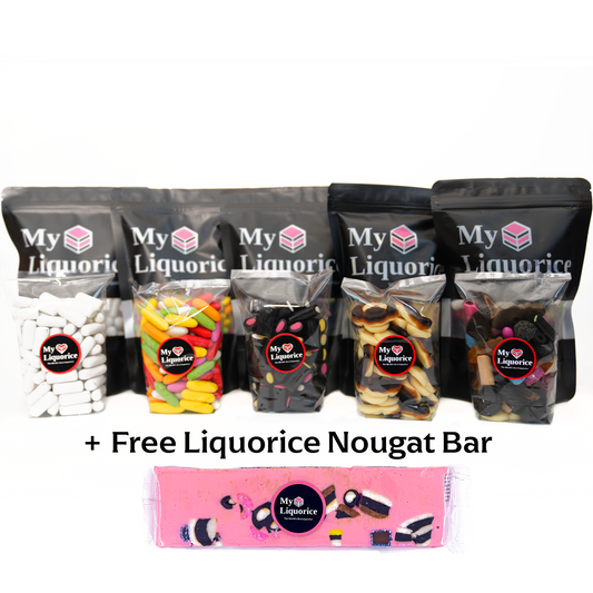 Most Popular Bundle - 5 bags of our most popular liquorice sweets