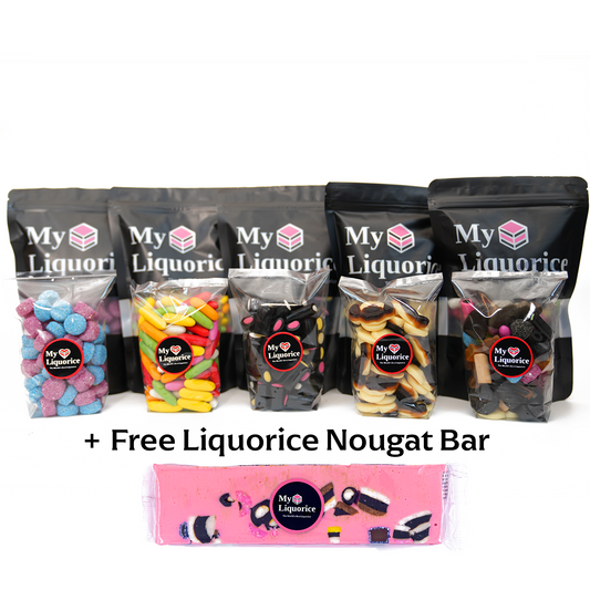 Most Popular Bundle - 5 bags of our most popular liquorice sweets