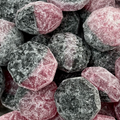 NEW Hard Boiled Raspberry & Liquorice Diamond Shaped Sweets