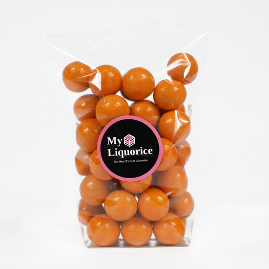 NEW Orange & White Chocolate Liquorice Balls