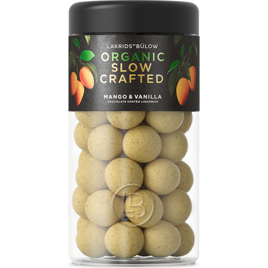 MANGO VANILLA Lakrids by Bülow │ Slow Cooked Black Liquorice with White Chocolate