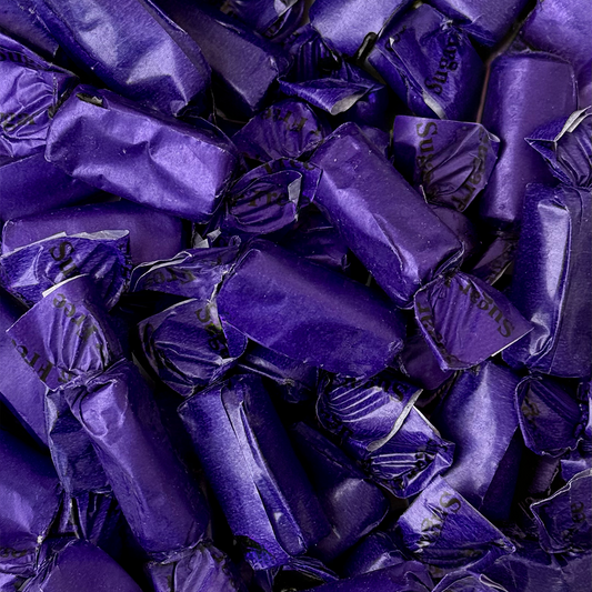 Sugar Free Liquorice Toffees - wrapped toffee sweets with sweeteners
