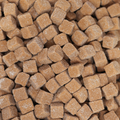 Brown Sugar Liquorice Cubes - soft, chewy cubes of sugar coated mild salmiac Liquorice