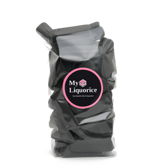 NEW Black Liquorice Tubes - Soft Dutch Mildly Salted Black Liquorice