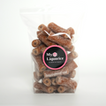 Toms Salt Caramel Liquorice Cable Bites - sweet & salty caramel tubes of liquorice filled with mild Salmiac Fondant