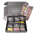 Chocolate Gift Box - 6 different packs of chocolate coated liquorice in a gift box
