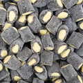 Lemon & Liquorice Fizzy Stubs - Mildly salty black liquorice with lemon filling