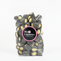 Lemon & Liquorice Fizzy Stubs - Mildly salty black liquorice with lemon filling