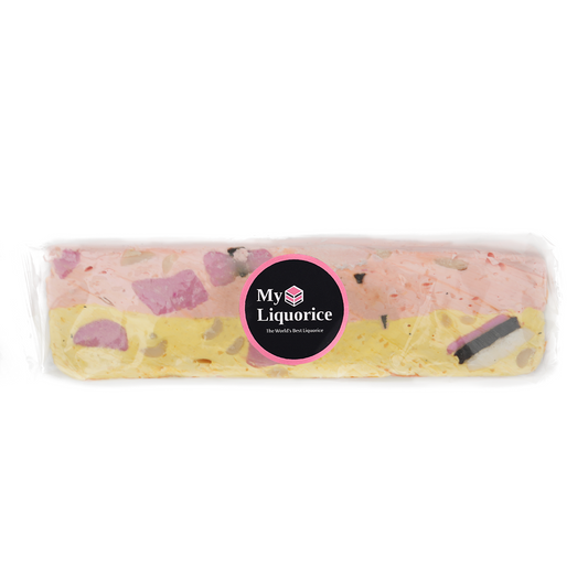 Nougat - Nougatriegel mit Lakritz Allsorts
