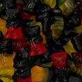 Neon Bears - bear shaped liquorice/fruit gums