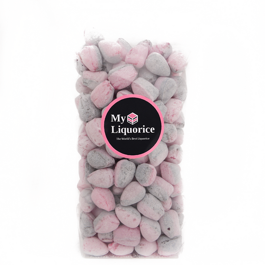 NEW Raspberry & Liquorice Pips Hard Boiled Salmiak