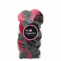 Raspberry Liquorice Skulls - liquorice/raspberry skull shaped soft gummy sweets