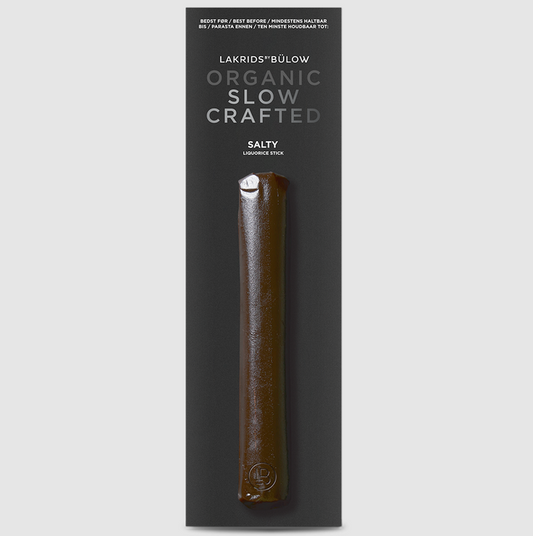 Salty Slow Crafted Sticks Lakrids by Bulow Organic