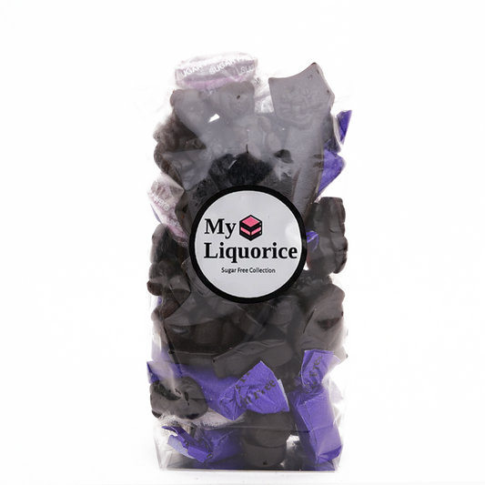 Sugar Free Liquorice Mix (NEW Nov 25) - mix of sugar free sweets with sweeteners *