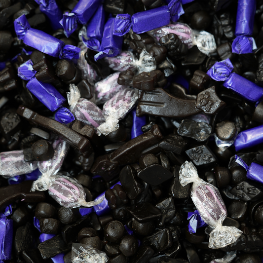 Sugar Free Liquorice Mix (NEW Nov 25) - mix of sugar free sweets with sweeteners *