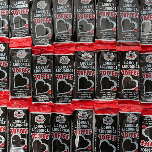 Walker's Liquorice Toffee Bars - 50g bars of liquorice toffee 1 BAR