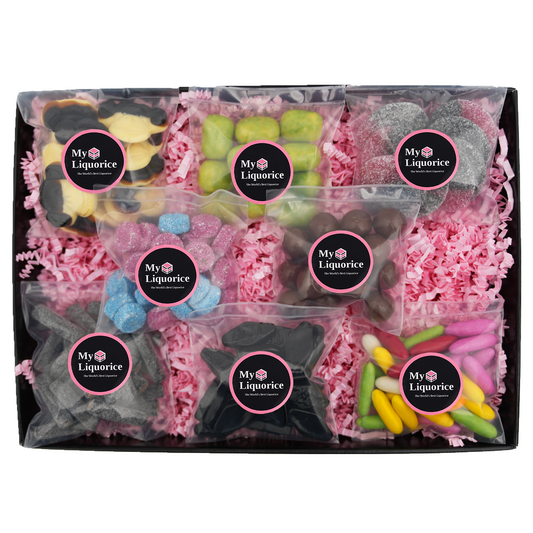 XLarge Variety Box - 8 packs of different liquorice in an extra large gift box