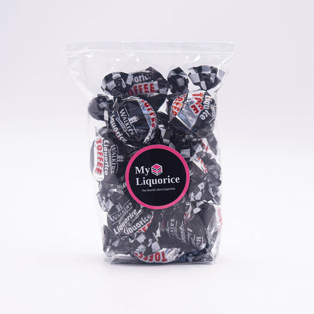 Walker's Liquorice Toffees - individually wrapped Liquorice Toffee sweets