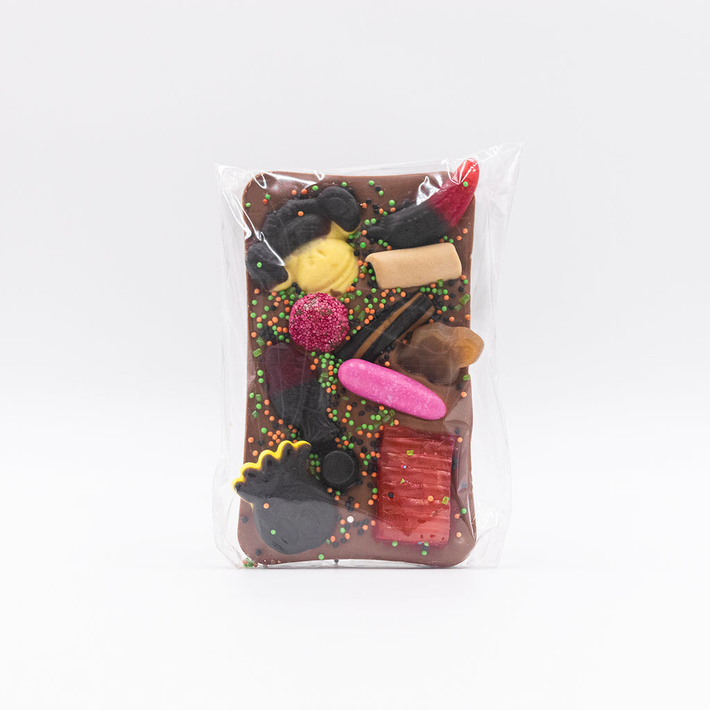 NEW ! Milk Chocolate Slab with Liquorice - coming soon!