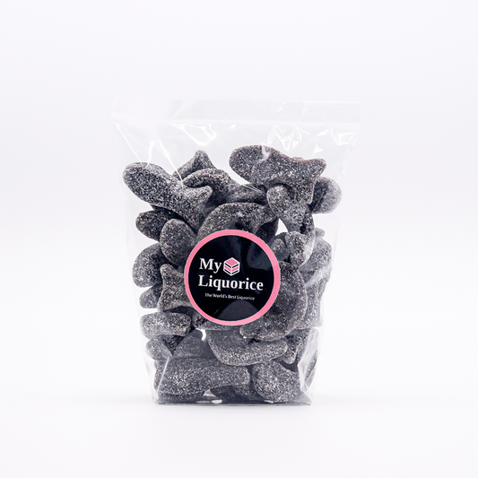 Salmiac Herrings - sweet/salty fish shaped liquorice
