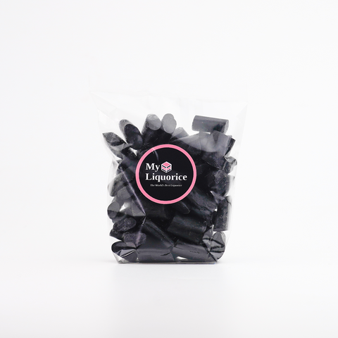 Jujubes - soft and chewy salty Dutch liquorice pieces