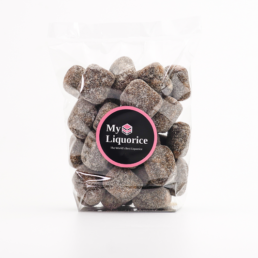 bag of Finnish salmiak liquorice 