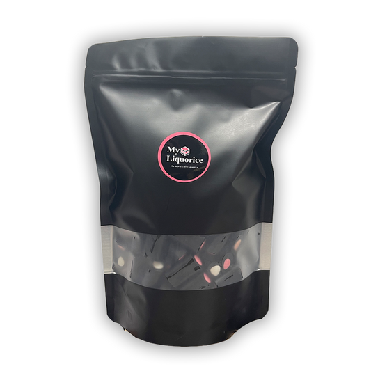 Dutch Liquorice Cream Rock - soft liquorice with a fruity fondant centre
